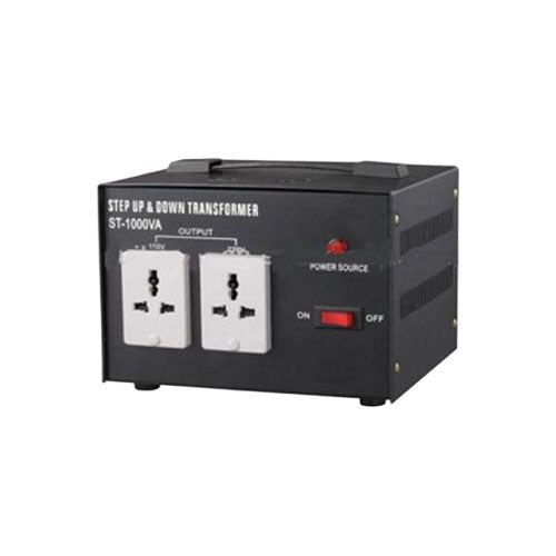 Philux Step-Up and Step-Down Transformer ST-1000VA  Dual Voltage Converter (T05298) - Alqamarshop