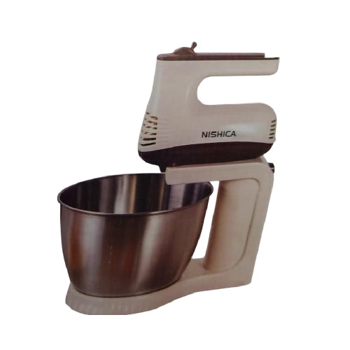 Nishica NS-8054 200w Food Mixer 5 Speed Hand Mixer for Effortless Blending (T27123)