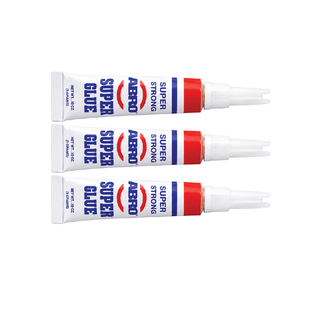 ABRO SG-747 Super Glue 3g – Fast-Acting High- Strength Cyanoacrylate Adhesive for Instant Repairs