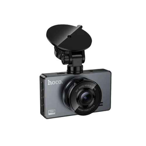 HOCO DV14 Driving Recorder 3-Inch HD Screen Dash Cam Gray (SN)