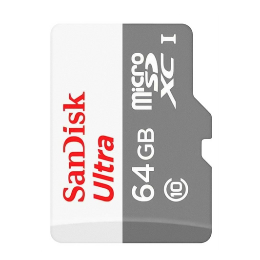 SanDisk Ultra 64GB microSDXC UHS-I Memory  Card – Up to 100MB/s