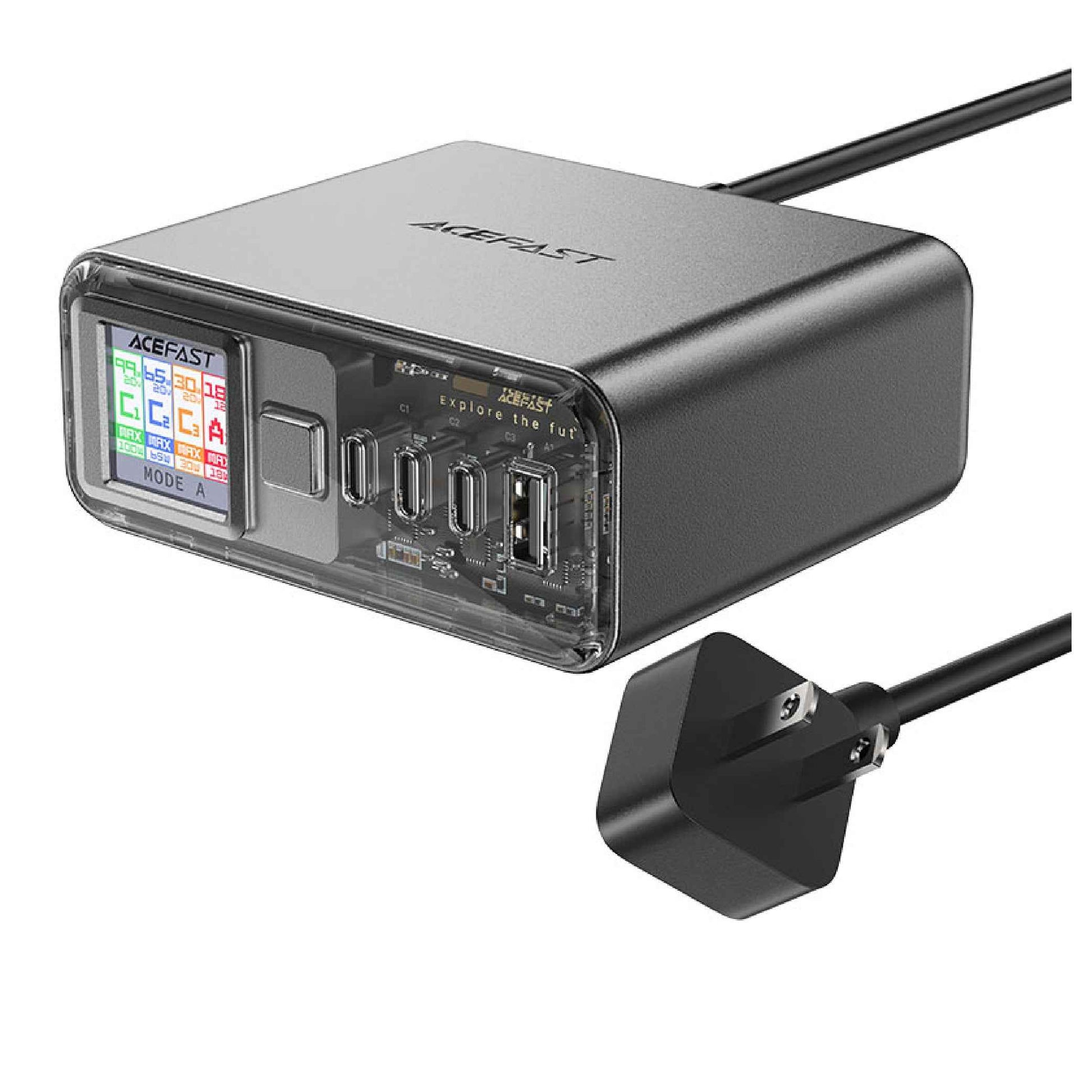 Acefast Z4 GaN 218W Desktop Charger – 4-Port  High-Power Charging Station