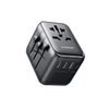 Joyroom JR-TCW01 17W Universal Travel Adapter with  Dual USB Ports-Worldwide Plug Converter (Black