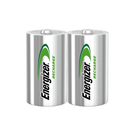 Energizer Rechargeable D Batteries Pack of 2 (High-Capacity Power)