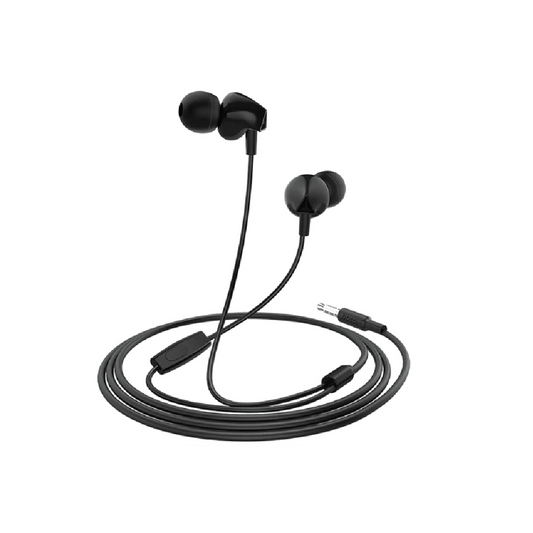 Hoco M60 Universal Wired Earphones with Microphone –  3.5mm Stereo Headset for Calls & Musi