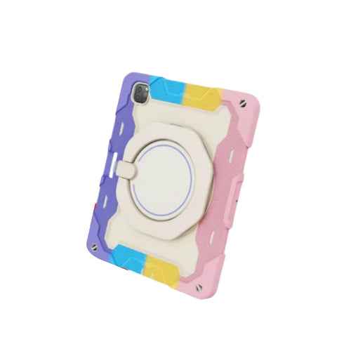 Heavy-Duty Shockproof iPad Case with 360° Rotating Kickstand & Hand Strap For Samsung Galaxy Tab A7 Lite(SN)