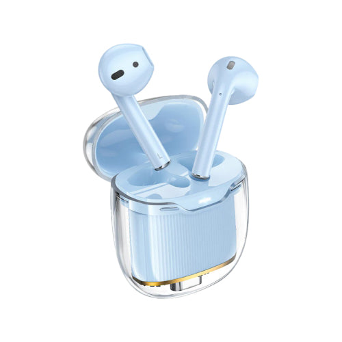 Hoco EW52 Lilly True Wireless BluetoothHeadset Blue (SN) - Alqamarshop