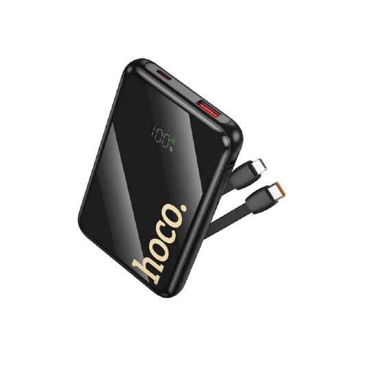 Hoco Q37 Graceful 10000mAh Power Bank-22.5W  + PD20W Fast Charging with Built-in Cables