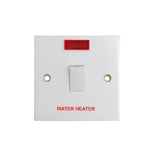 M Tech 20AMP 1-Gang Double Pole Switch  Wall Switch for High Power Appliances (T25831) - Alqamarshop