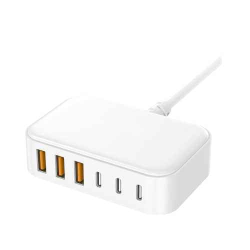 Budi 60W 6-Port Fast Charger with 1.5M Extension Cable AC318UW (T27649)