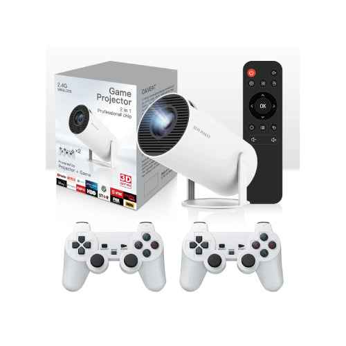 Mini Game Projector M300 4K/3D Android 11 Smart Projector with WiFi 6 and Bluetooth 5.4 (SN)