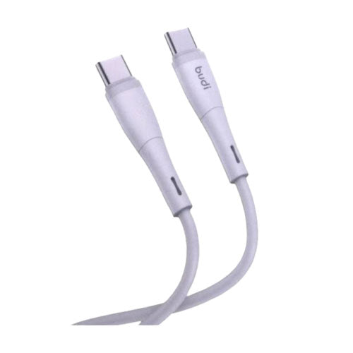Budi 1m 3ft  Liquid Silicone Charging Data Cable PD 65W Anti Winding Design (T27494)