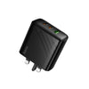 Hoco CS26B PD 45W 3-Port Wall Charger (UK Plug)Dual USB-C + USB-A (SN) - Alqamarshop