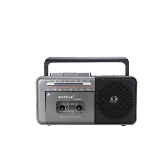 Knstar PX-680BT Cassette Recorder – AM/FM/SW Radio  with Bluetooth, USB & TF Card