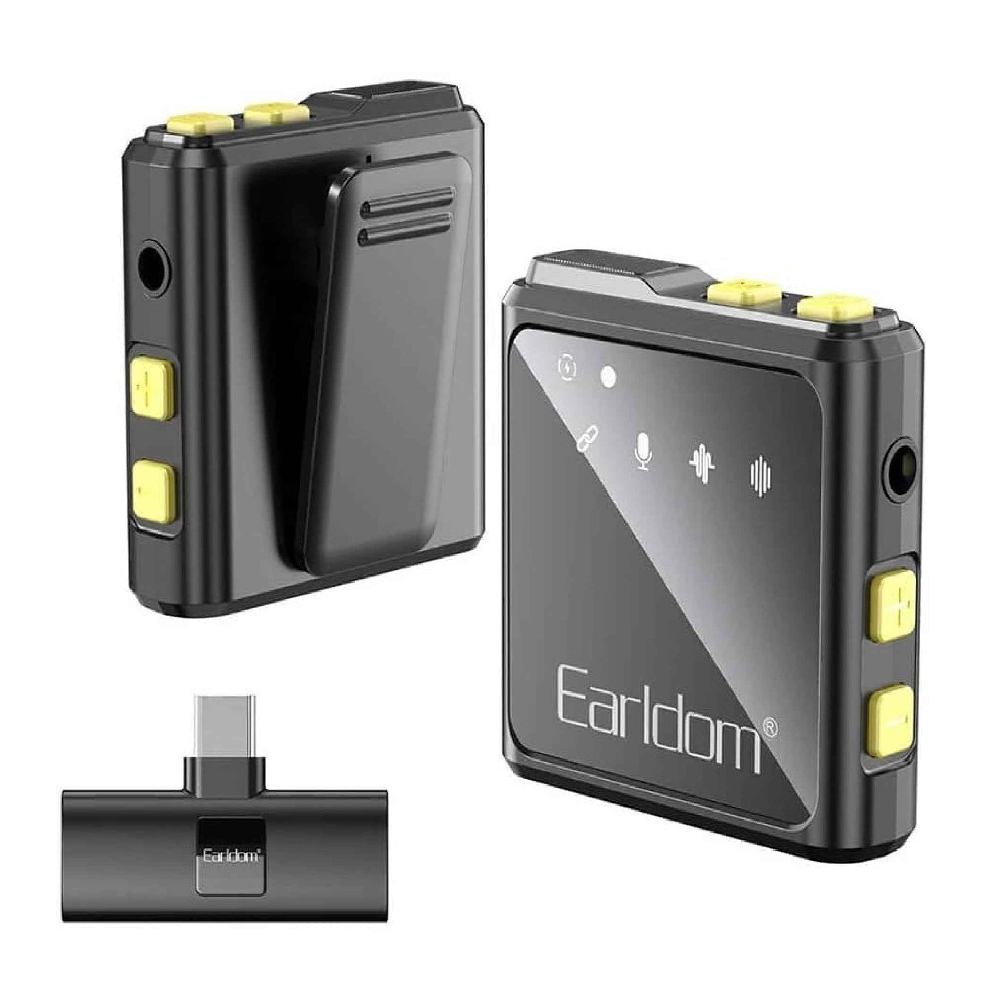 Earldom MC10C Wireless Microphone – Clear  Sound Recording for Content Creation