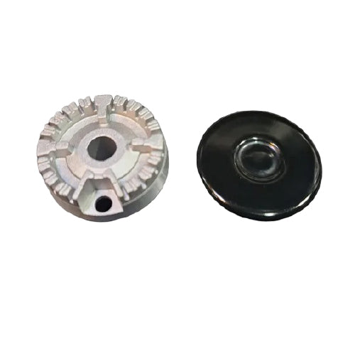 Universal Gas Stove Burner Crown Covers Heat Resistant and Durable Replacement Parts (T26972)