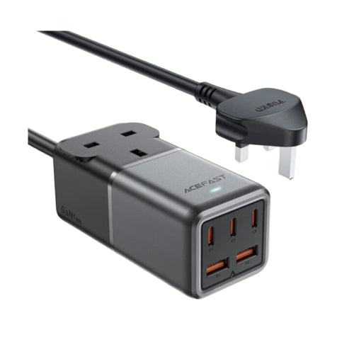 Acefast Z3 Fast Charge Power Strip PD 75W GaN 3×USB-C + 2×USB-A (SN)