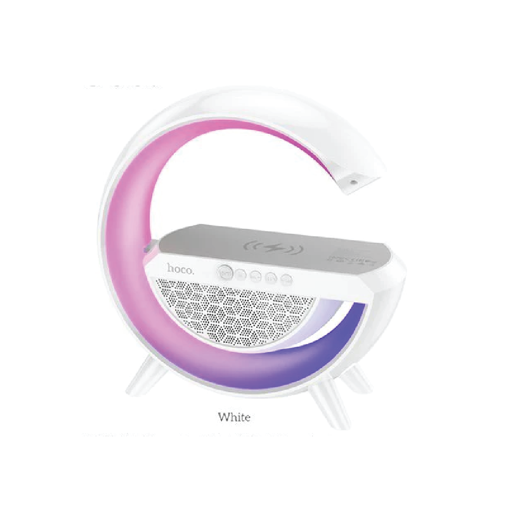 Hoco DS43 Big-G Smart Ambient Bluetooth Speaker-Wireless  Charging Speaker with RGB Lighting & Multi-Mode Playback