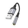 Hoco LS36 Fresh External Sound Card USB to 3.5mm Adapter - Alqamarshop