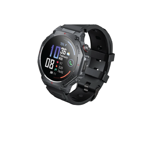 HOCO Y37 AMOLED GPS Smart Sports Watch with Bluetooth Calling – Black