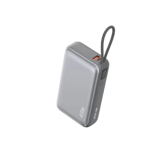 Green Lion DAKAR 20000mAh Power Bank –  PD 45W Fast Charging Portable Charger (Black)