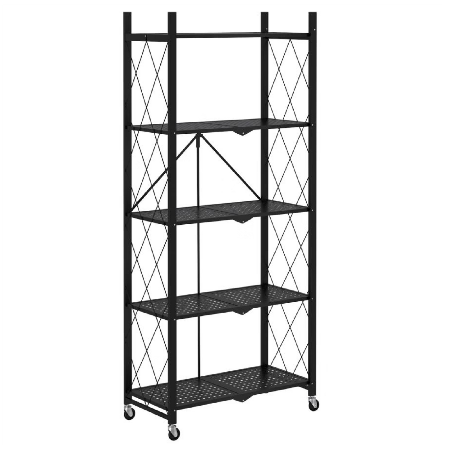 5-Layer Folding Rack – Space-Saving Storage  Organizer (Model 5)
