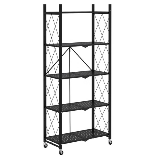 5-Layer Folding Rack – Space-Saving Storage  Organizer (Model 5)