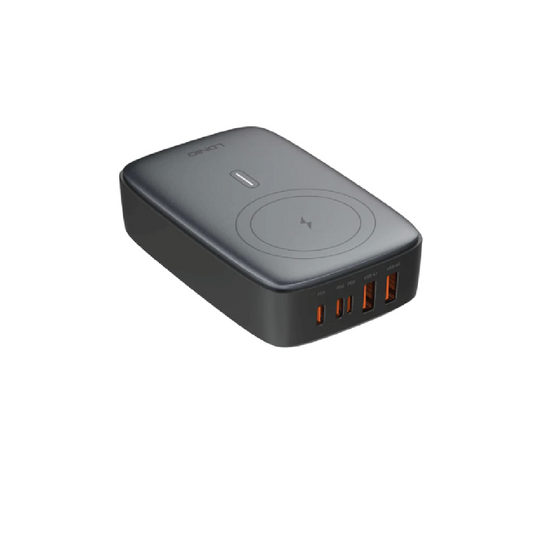 LDNIO Q4010 140W Multiport Desktop Charging Station with  Wireless Charger -USB-C, & A & Lightning Fast Charging Hub