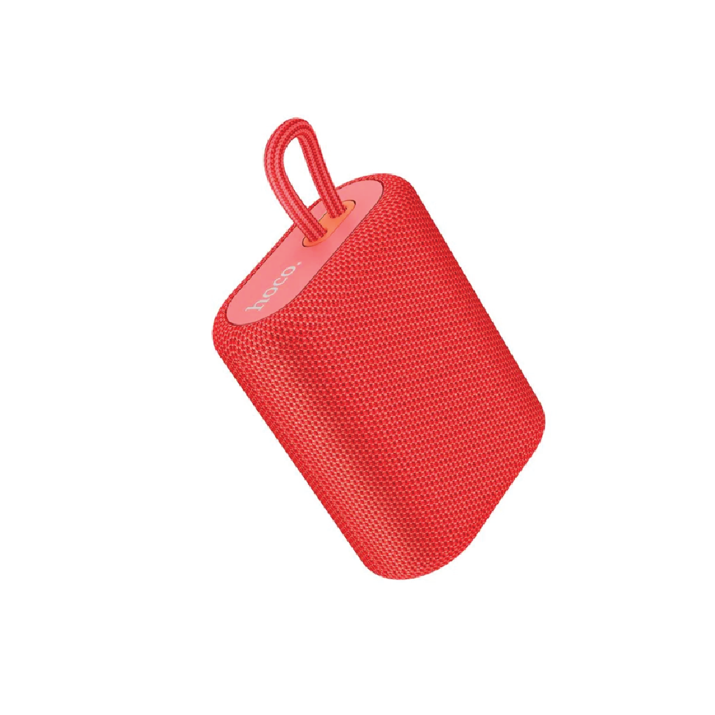 Hoco BS47 Uno Sports Bluetooth Speaker – Portable  Wireless Outdoor Speaker with Enhanced Bass (Red)