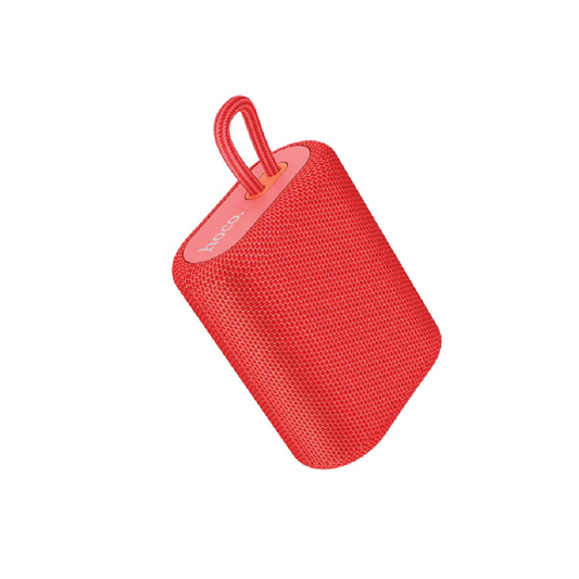 Hoco BS47 Uno Sports Bluetooth Speaker – Portable  Wireless Outdoor Speaker with Enhanced Bass (Red)