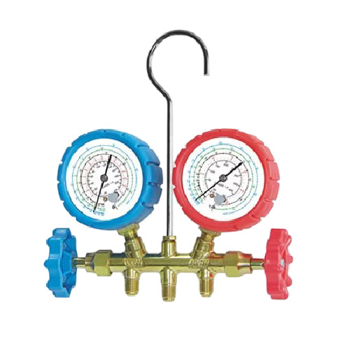 Brass Gauge Set CT536G Charging & Testing Manifold for HVAC Systems (T06742)
