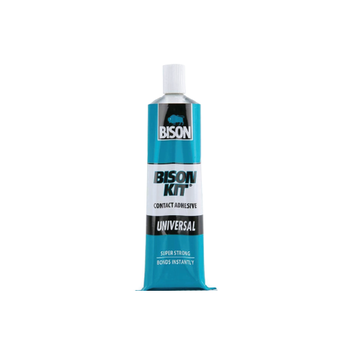 BISON KIT(24/C TN) Universal Contact Adhesive 55ml-Super  Strong Neoprene Rubber Glue for Permanent Bonding