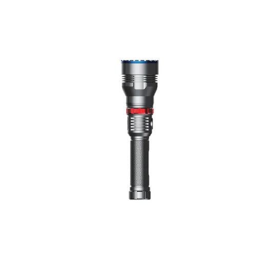 Powerology 4000mAh Waterproof LED Flashlight -1000 Lumens Rechargeable Tactical Torch with Power Bank Function