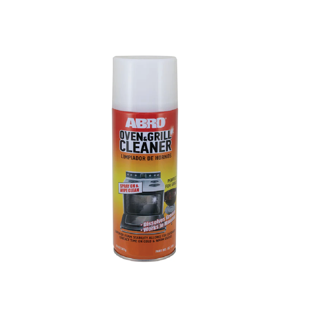 ABRO OC-700 Oven & Grill Cleaner 283g (10 oz)-Heavy- Duty Foam Cleaner for Ovens, Grills & Baked-On Grease