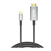 كابل محول XO تايب سي إلى HD معدني 4K – بطول 1.8 متر، كابل عرض متعدد الأنظمة (XO-GB019)