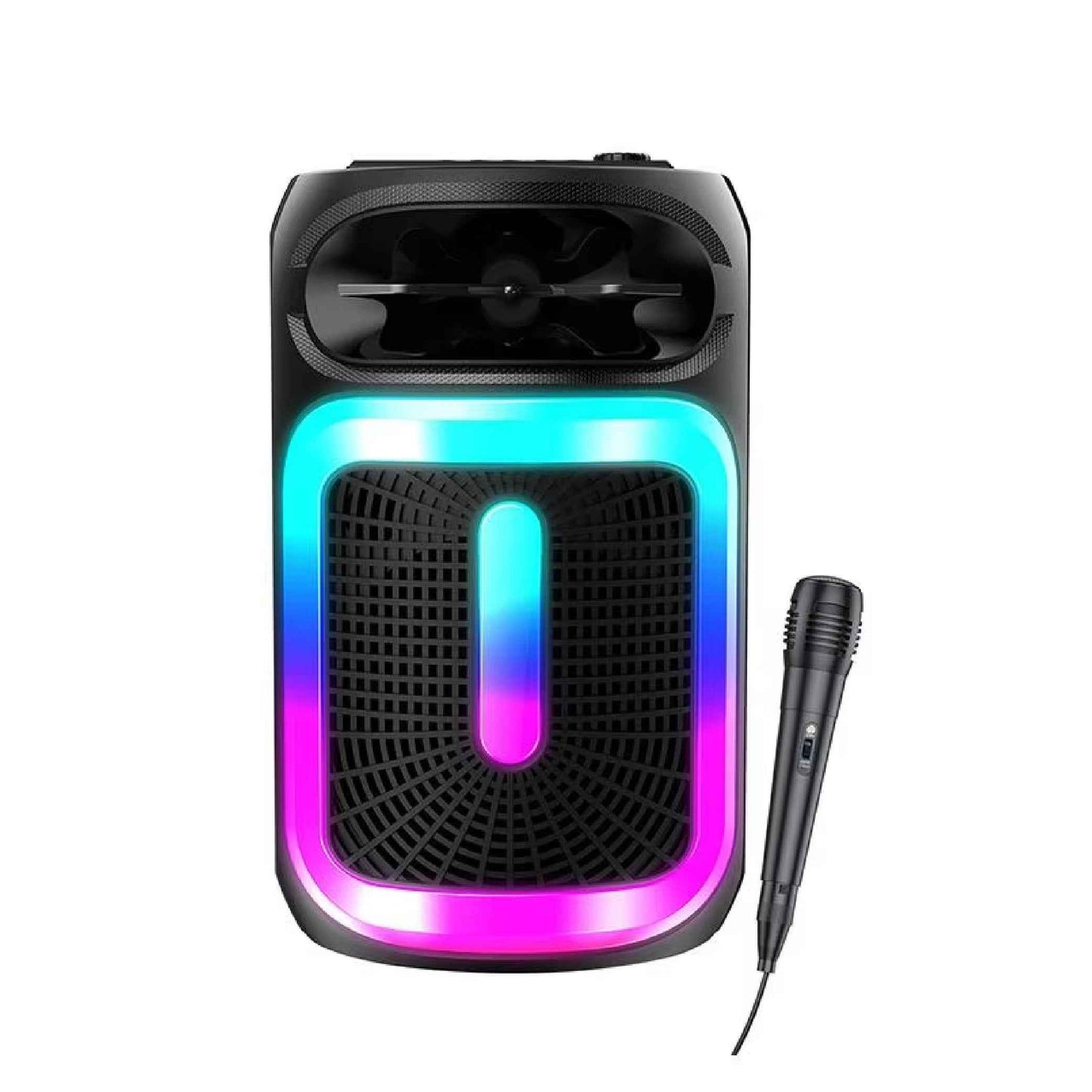 Portable 8-Inch Bluetooth Speaker – High-Power  Wireless Sound System with LED & Mic Support