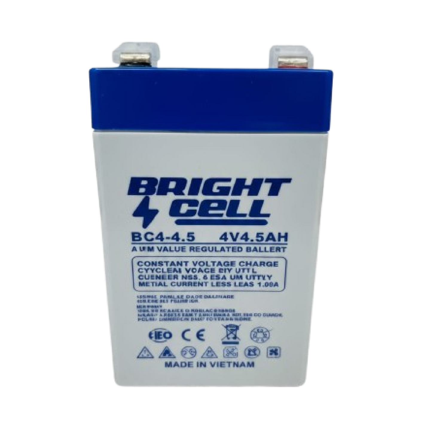 Bright Cell BC4-4.5 – 4V 4.5Ah Sealed Rechargeable  Battery (MF)