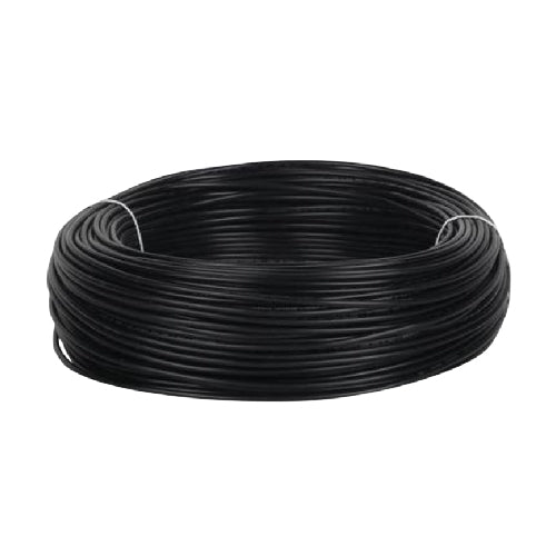 1.5 mm Black Electric Wire Copper Core, PVC Insulated (T26883) - Alqamarshop