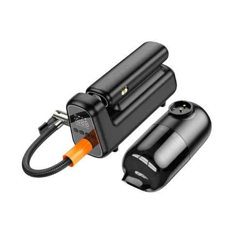 Hoco DPH05 Cool 5-in-1 Multifunctional Vacuum Cleaner and Air Pump Black (SN)