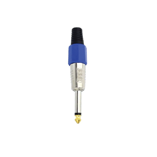6.35mm (1/4") TRS Stereo Audio Jack Plug –  Professional Tip-Ring-Sleeve Connector