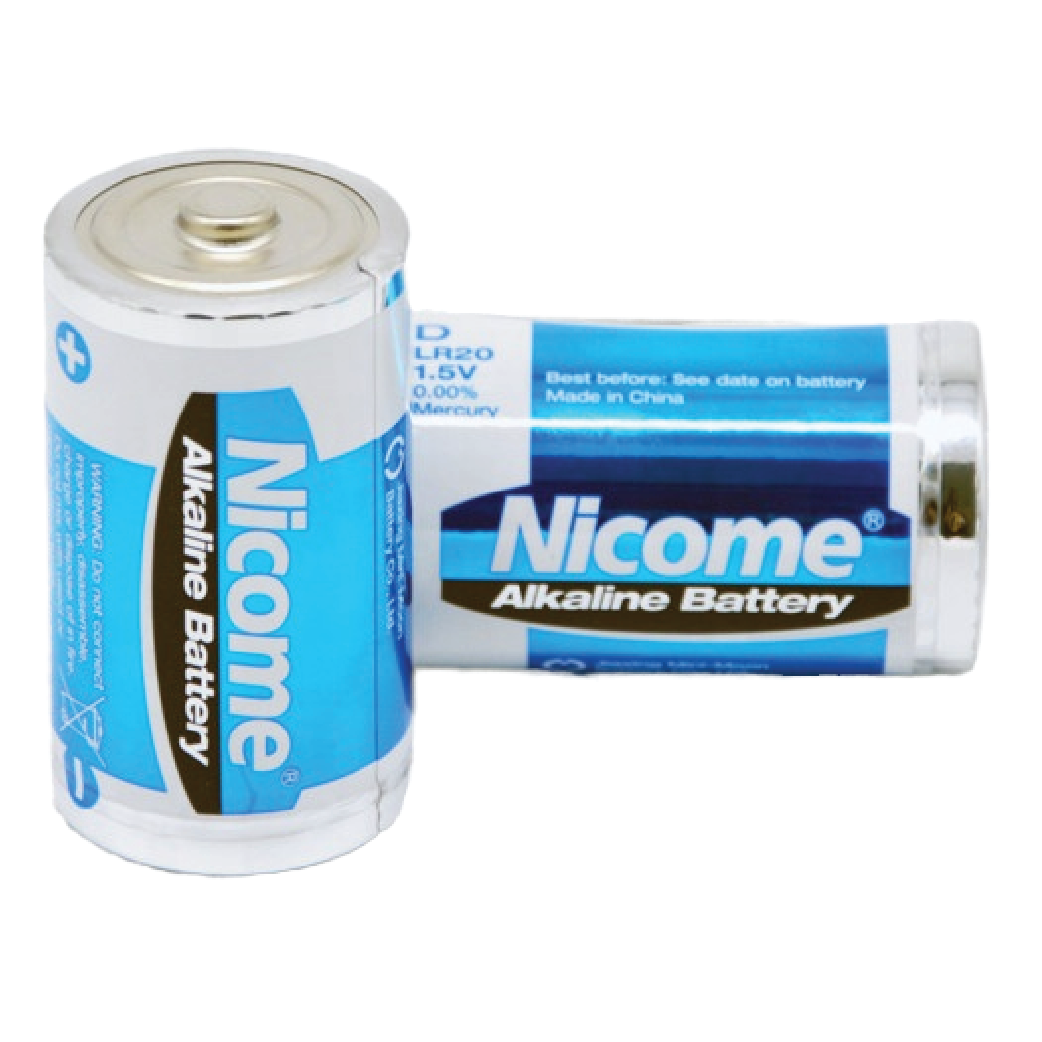 Nicome C Alkaline Batteries 1.5V (LR14) – (2pack) Reliable  Mid Drain Power with Long-Lasting Performance