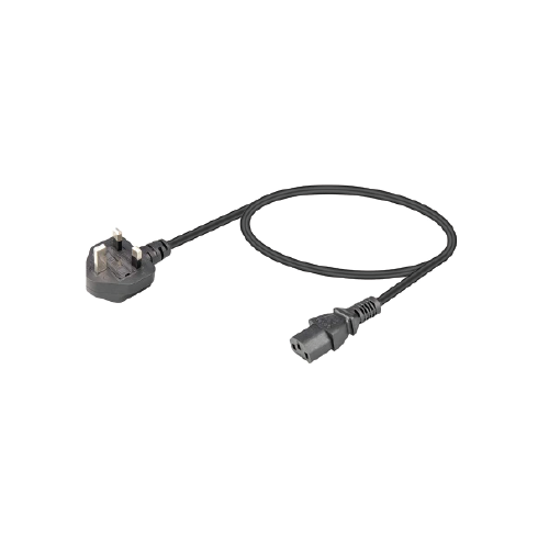 UK 3-Pin Fused Power Cable – Heavy-Duty AC  Power Cord with C13/C5 Connector, 250V 10A