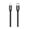 Budi Type-C to Lightning Cable 2M – 20W Fast Charge, Aluminum Shell
