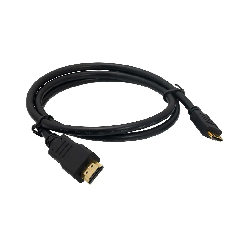 Micro HDMI to HDMI Cable 1 Meter Black