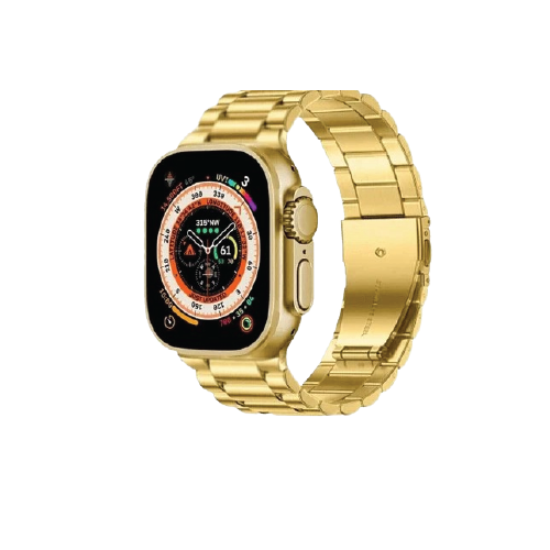 HOCO Y12 Ultra Sport Smart Watch with TFT Touchscreen & Silicone Strap – Gold