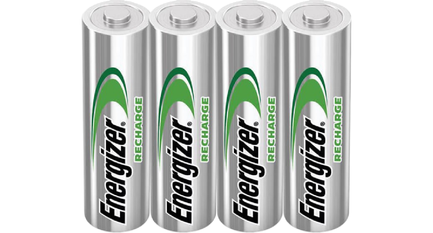 Energizer Accu Recharge Universal Battery – Pack of 4 | Long-Lasting & Rechargeable (T10005)