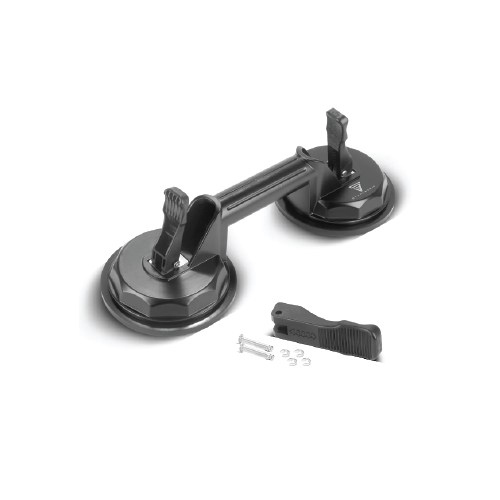 GS-2(K) Heavy-Duty 123mm Double Suction Cup Lifter- Professional Glass, Tile & Sheet Metal Handling Tool