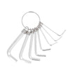Safeway Hex Key Set 10 pcs – Cromo-Vanadium  Steel, 1.5mm to 10mm (Model MS-532001)