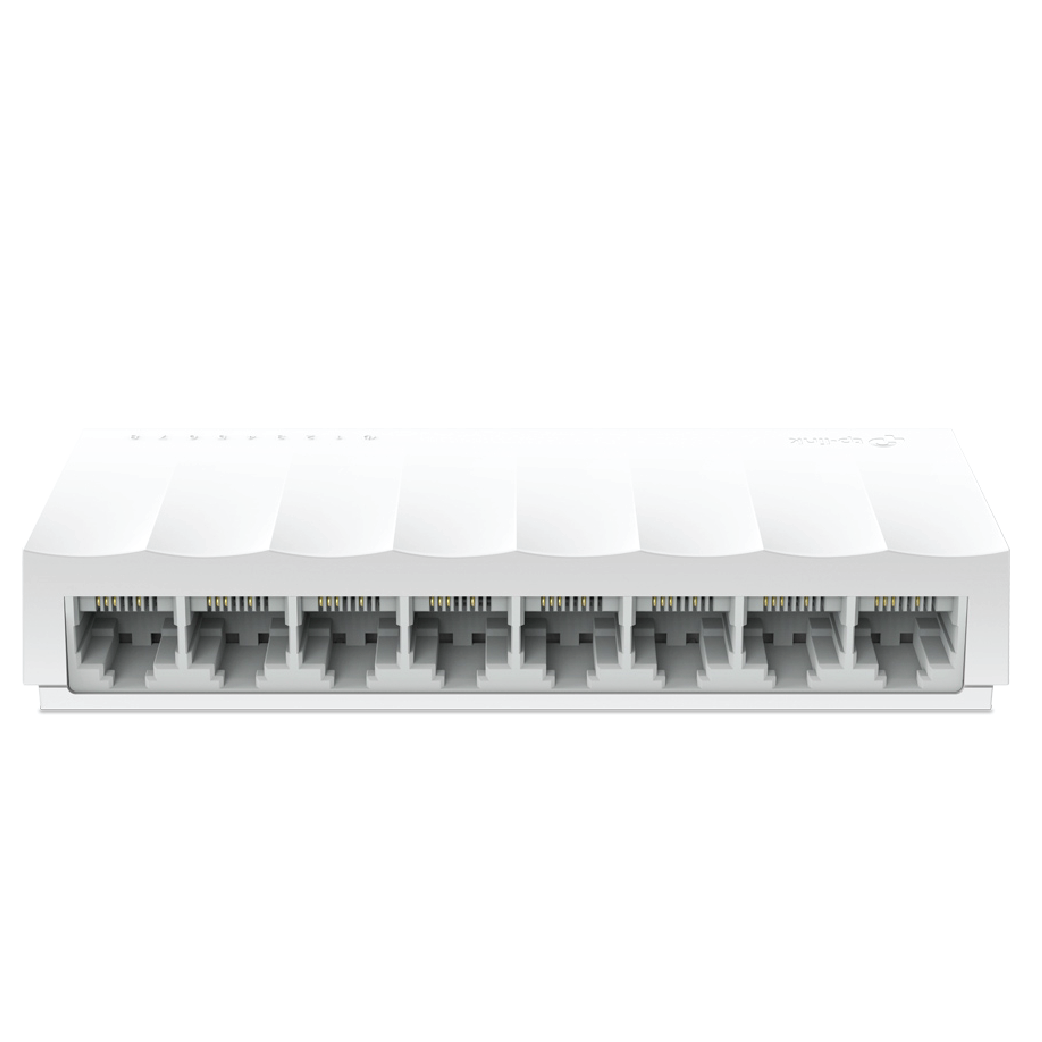 TP-Link LiteWave LS1008 8-Port Desktop Switch-10/100Mbps Plug & Play Fast Ethernet with Green Technology
