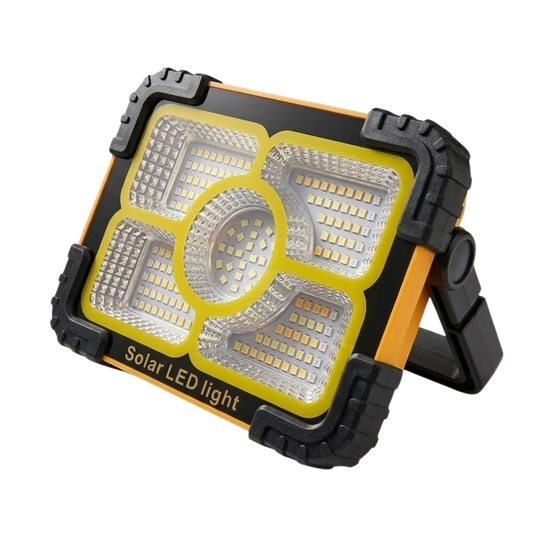 Solar Rechargeable Work Lamp – Portable  LED Work Light with Built-In Solar Charging